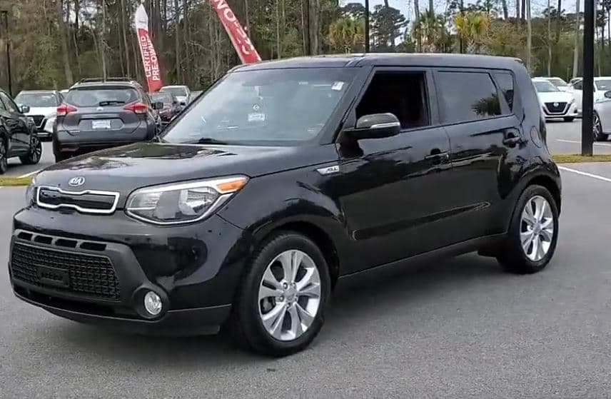 black kia soul