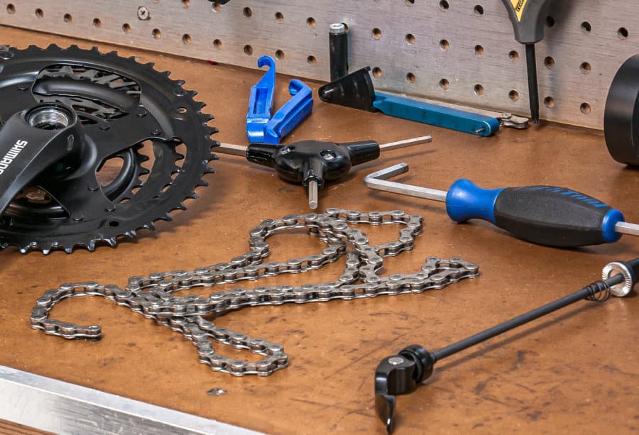 tools required shorten bicycle chain