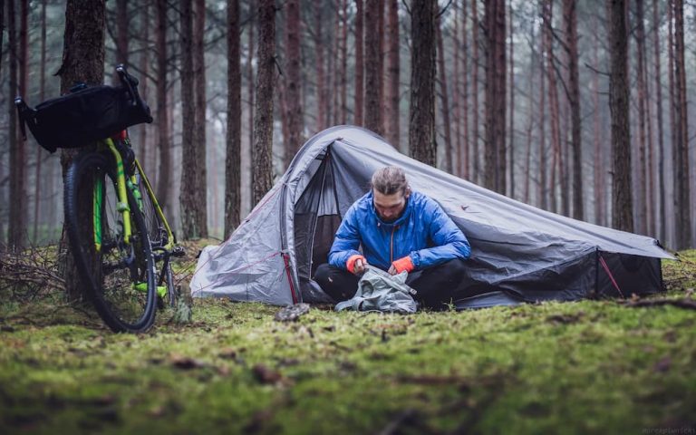 How To Carry A Tent On A Bike When Bikepacking?