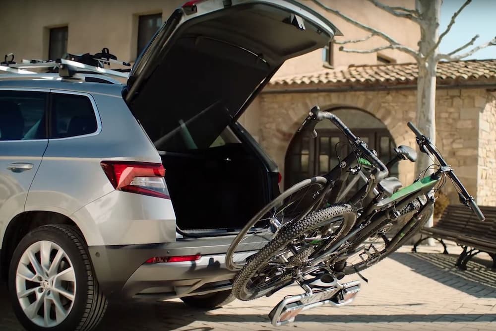 How to transport bike in suv