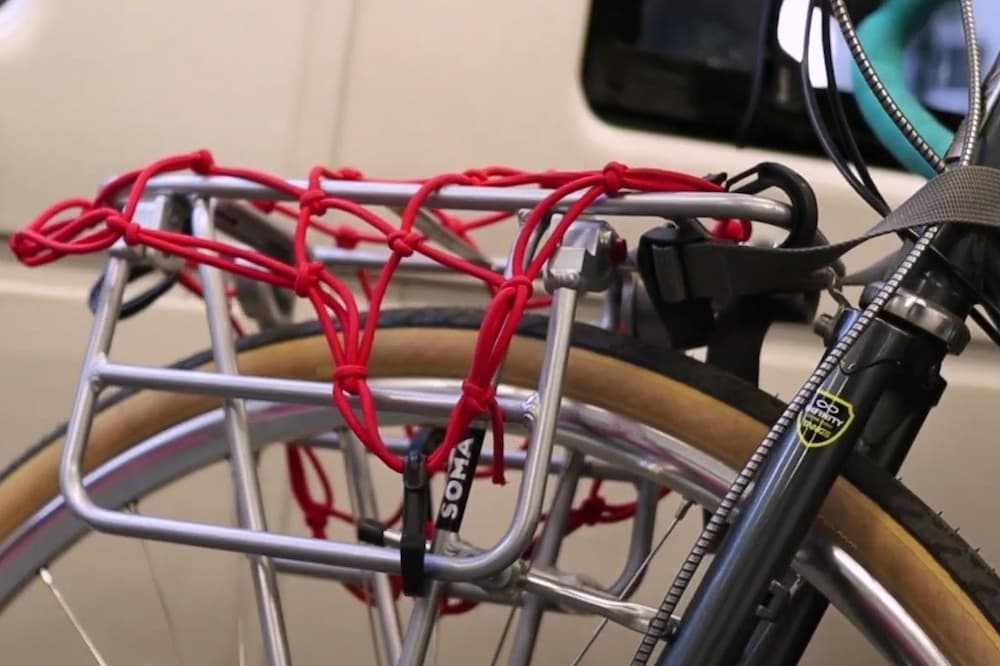 foldable portier front bike rack